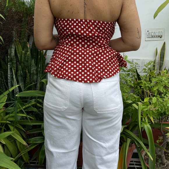 Polka Dot Tube Top - Picture 2 of 3